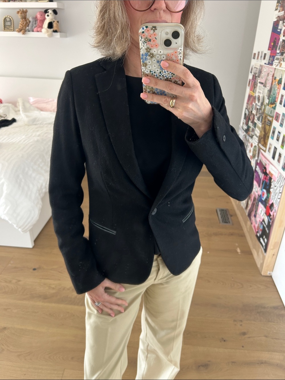 Scotch & Soda Classic Black Blazer with lurex
